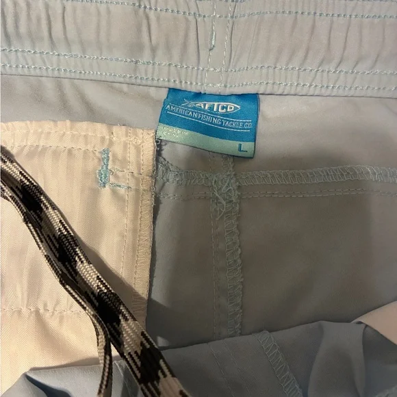 AFTCO Sky Blue Performance Shorts - Picture 4 of 6